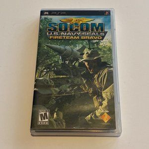 Sony PSP - SOCOM US Navy Seals Fireteam Bravo Video Game (CIB)